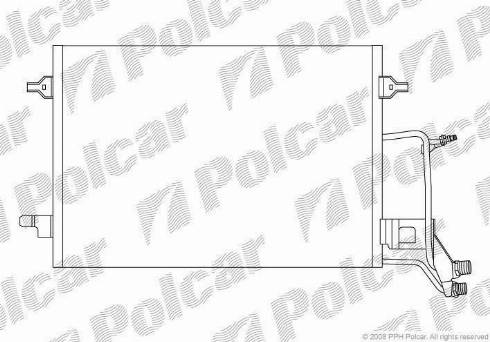 Polcar 1326K83X - Kondenser, kondisioner furqanavto.az