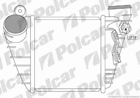 Polcar 1323J8-1 - Intercooler, şarj cihazı furqanavto.az