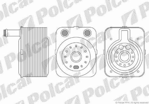 Polcar 1323L83X - Yağ soyuducu, mühərrik yağı furqanavto.az