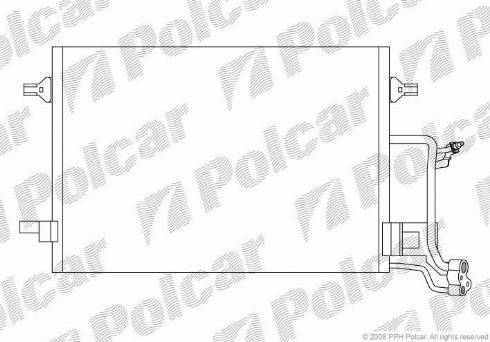 Polcar 1327K8C1 - Kondenser, kondisioner furqanavto.az