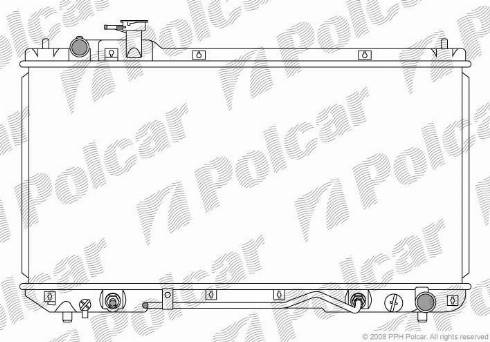 Polcar 814408-4 - Radiator, mühərrikin soyudulması furqanavto.az