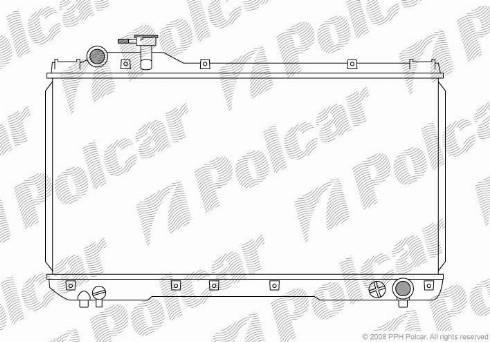Polcar 814408-1 - Radiator, mühərrikin soyudulması furqanavto.az