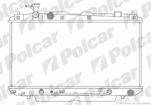 Polcar 814608-6 - Radiator, mühərrikin soyudulması furqanavto.az