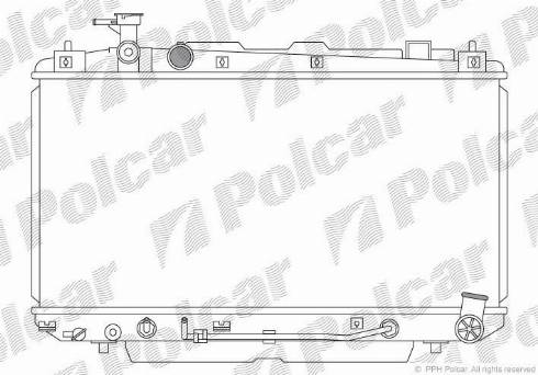 Polcar 814608-2 - Radiator, mühərrikin soyudulması furqanavto.az