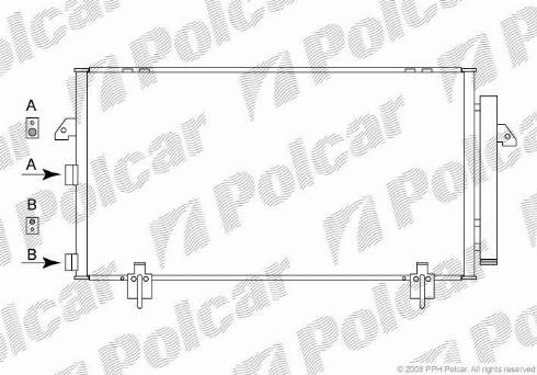 Polcar 8146K8C1 - Kondenser, kondisioner furqanavto.az