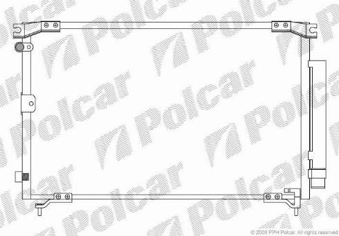 Polcar 8155K8C2 - Kondenser, kondisioner furqanavto.az