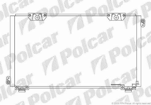 Polcar 8156K8C1 - Kondenser, kondisioner furqanavto.az