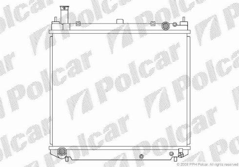 Polcar 816508-3 - Radiator, mühərrikin soyudulması furqanavto.az