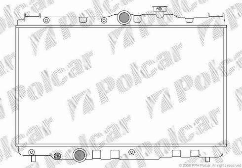 Polcar 8109081K - Radiator, mühərrikin soyudulması furqanavto.az