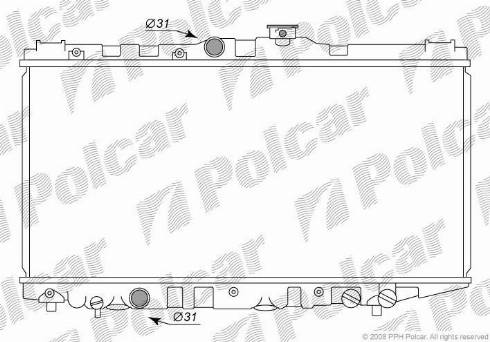 Polcar 810908-2 - Radiator, mühərrikin soyudulması furqanavto.az