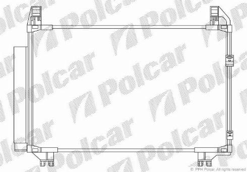 Polcar 8105K82K - Kondenser, kondisioner furqanavto.az