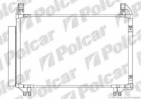 Polcar 8105K8C1 - Kondenser, kondisioner furqanavto.az