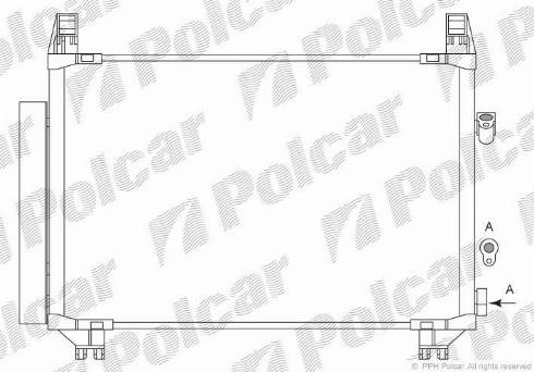 Polcar 8105K8C3 - Kondenser, kondisioner furqanavto.az