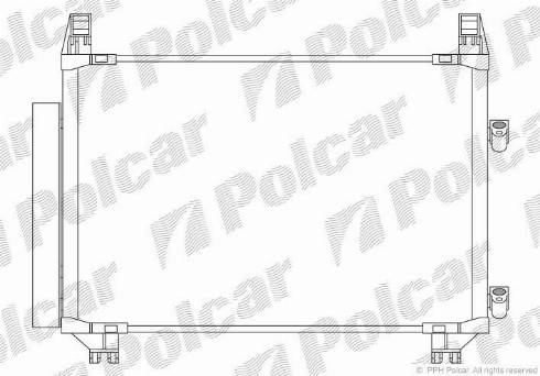 Polcar 8105K8C2 - Kondenser, kondisioner furqanavto.az