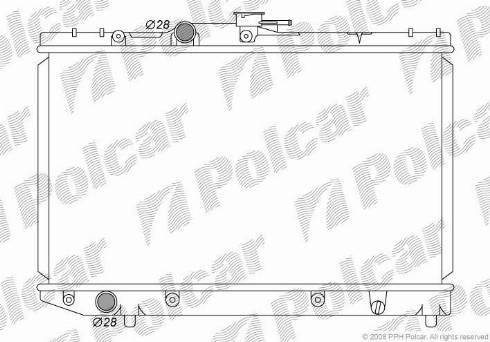 Polcar 810108-4 - Radiator, mühərrikin soyudulması furqanavto.az