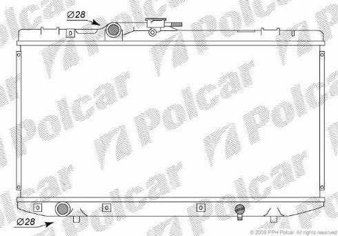 Polcar 8101083K - Radiator, mühərrikin soyudulması furqanavto.az