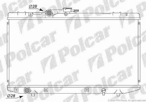 Polcar 810108-3 - Radiator, mühərrikin soyudulması furqanavto.az
