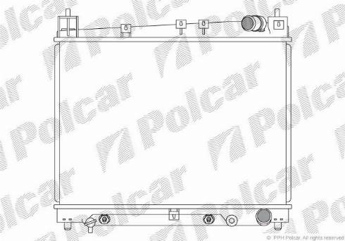 Polcar 810308-4 - Radiator, mühərrikin soyudulması furqanavto.az