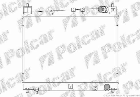 Polcar 810308-3 - Radiator, mühərrikin soyudulması furqanavto.az