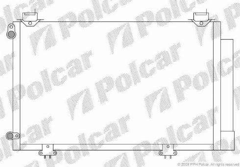 Polcar 8103K8C1 - Kondenser, kondisioner furqanavto.az