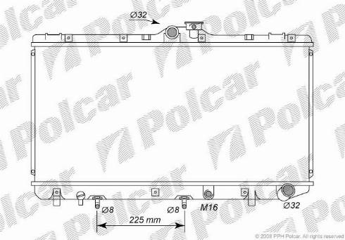 Polcar 811008-4 - Radiator, mühərrikin soyudulması furqanavto.az