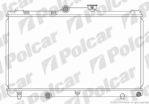 Polcar 8110081K - Radiator, mühərrikin soyudulması furqanavto.az