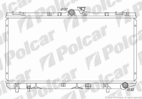 Polcar 811008-3 - Radiator, mühərrikin soyudulması furqanavto.az