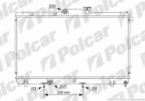 Polcar 811008-2 - Radiator, mühərrikin soyudulması furqanavto.az