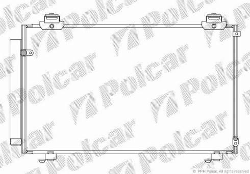 Polcar 8186K82K - Kondenser, kondisioner furqanavto.az