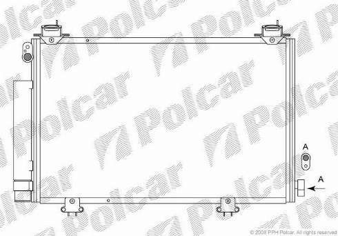 Polcar 8183K8C1 - Kondenser, kondisioner furqanavto.az