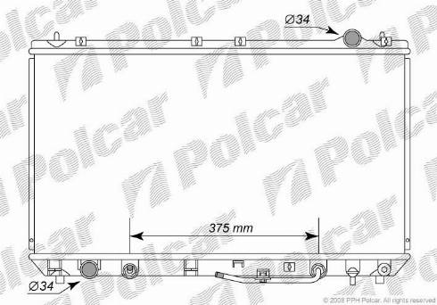 Polcar 813508-4 - Radiator, mühərrikin soyudulması furqanavto.az