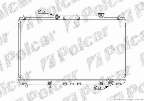 Polcar 8135081K - Radiator, mühərrikin soyudulması furqanavto.az