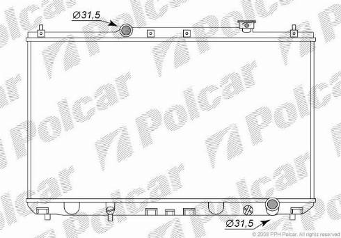 Polcar 813508-1 - Radiator, mühərrikin soyudulması furqanavto.az