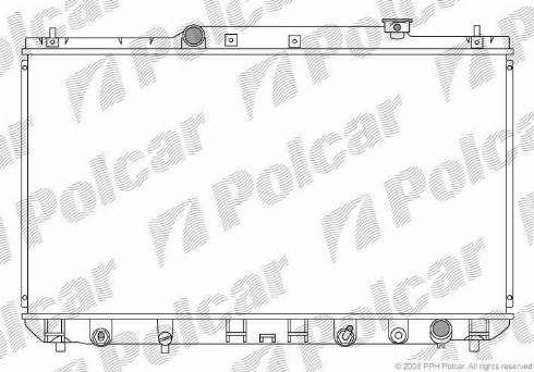 Polcar 813508-2 - Radiator, mühərrikin soyudulması furqanavto.az