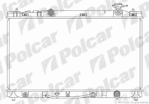 Polcar 813808-3 - Radiator, mühərrikin soyudulması furqanavto.az