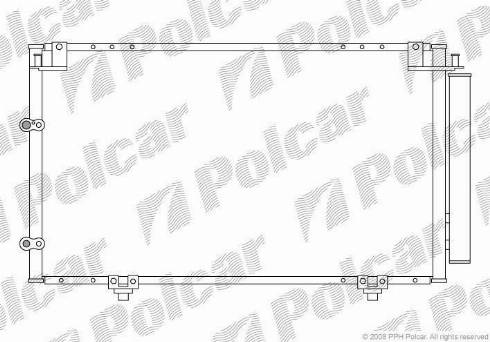 Polcar 8137K8C1S - Kondenser, kondisioner furqanavto.az