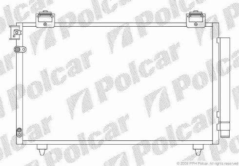 Polcar 8125K8C2 - Kondenser, kondisioner furqanavto.az