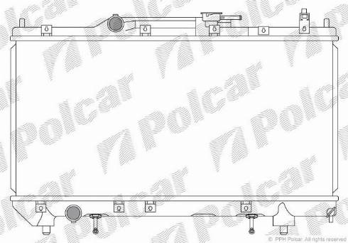 Polcar 812308-2 - Radiator, mühərrikin soyudulması furqanavto.az