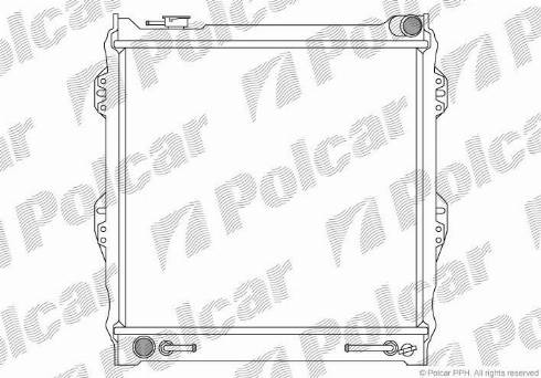 Polcar 817408-4 - Radiator, mühərrikin soyudulması furqanavto.az