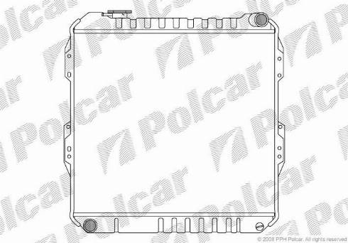 Polcar 817408-3 - Radiator, mühərrikin soyudulması furqanavto.az
