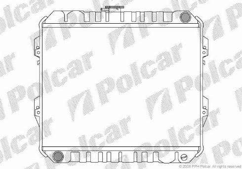 Polcar 817408-2 - Radiator, mühərrikin soyudulması furqanavto.az