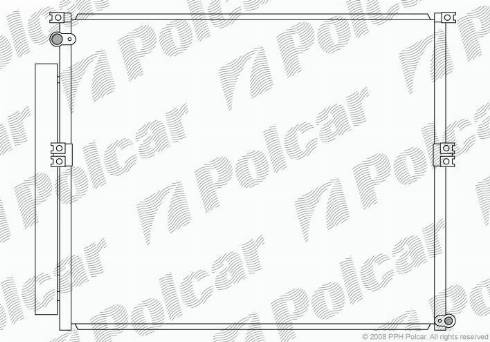 Polcar 8178K8C1 - Kondenser, kondisioner furqanavto.az