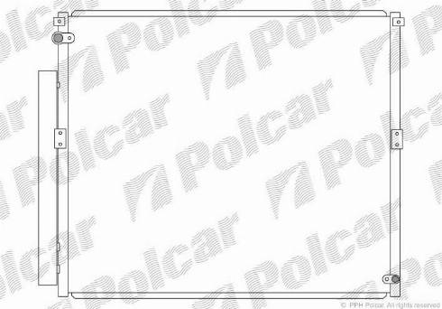 Polcar 8178K8C2 - Kondenser, kondisioner furqanavto.az