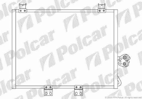 Polcar 3400K8C2 - Kondenser, kondisioner furqanavto.az