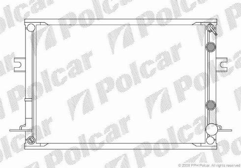 Polcar 3049081X - Radiator, mühərrikin soyudulması furqanavto.az