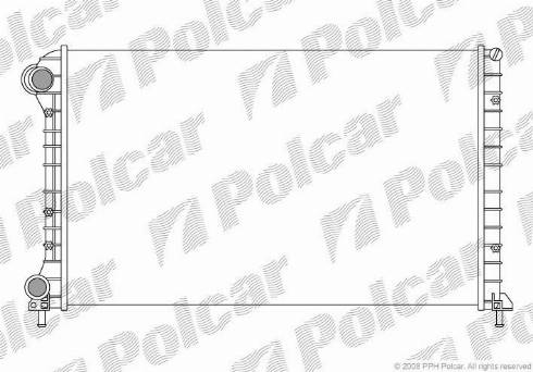 Polcar 3040083X - Radiator, mühərrikin soyudulması furqanavto.az