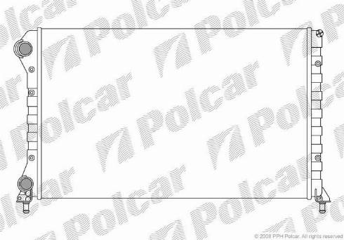 Polcar 304008A4 - Radiator, mühərrikin soyudulması furqanavto.az