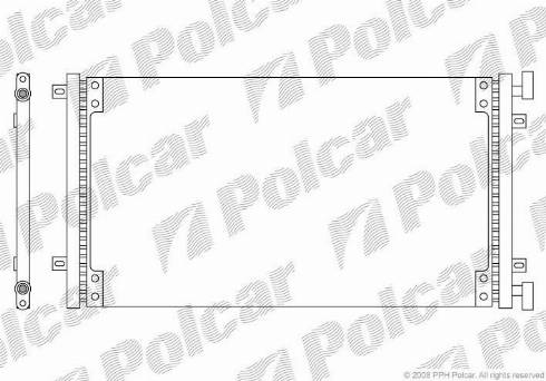 Polcar 3040K81X - Kondenser, kondisioner furqanavto.az