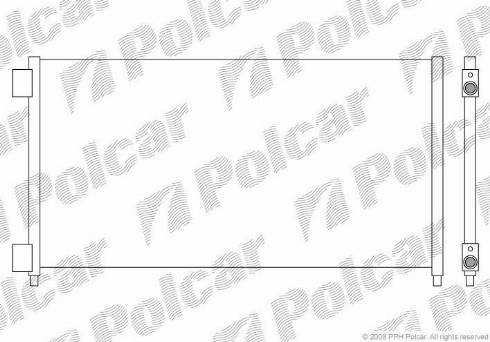 Polcar 3040K83X - Kondenser, kondisioner furqanavto.az
