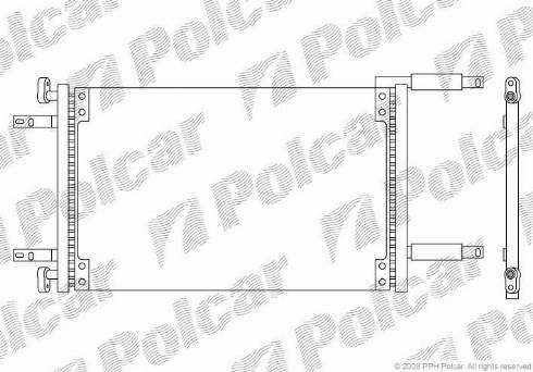 Polcar 3040K82X - Kondenser, kondisioner furqanavto.az